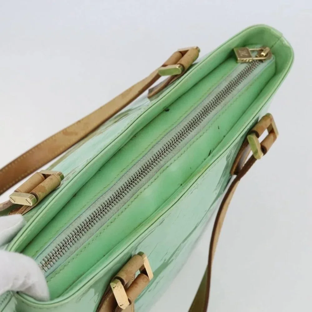 LOUIS VUITTON Monogram Vernis Houston Hand Bag Peppermint - Picture 6 of 15